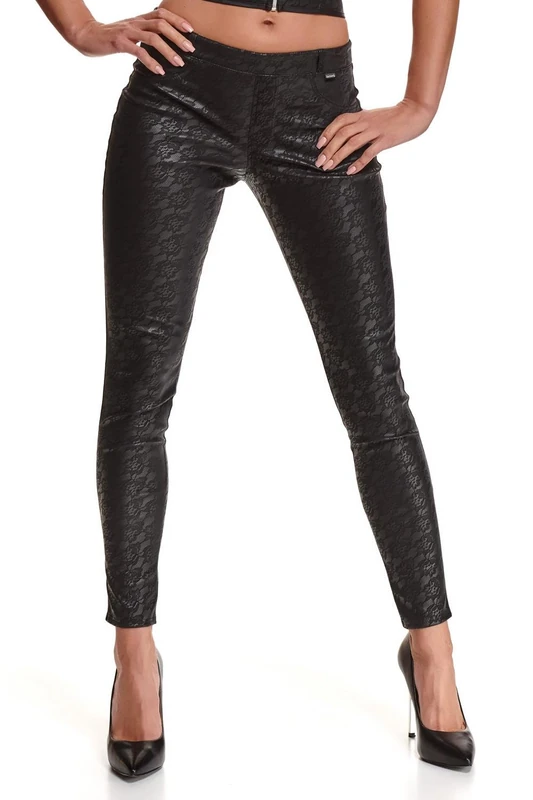 Demoniq Shorts-77BRCON001XXL Black Faux Leather - XXL - Image 1
