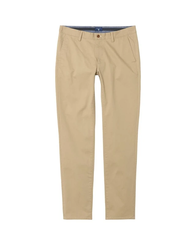 GANT Men's HALLDEN TECH PREP Chinos Slacks, Dark Khaki, 32-36 - Image 1