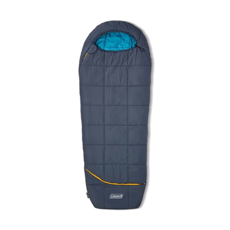 Coleman Big Bay Mummy Sleeping Bag, Cool-Weather 0°F/20°F/40°F Camping Sleeping Bag for Adults with Foot Ventilation and Compression Stuff Sack, Big & Tall