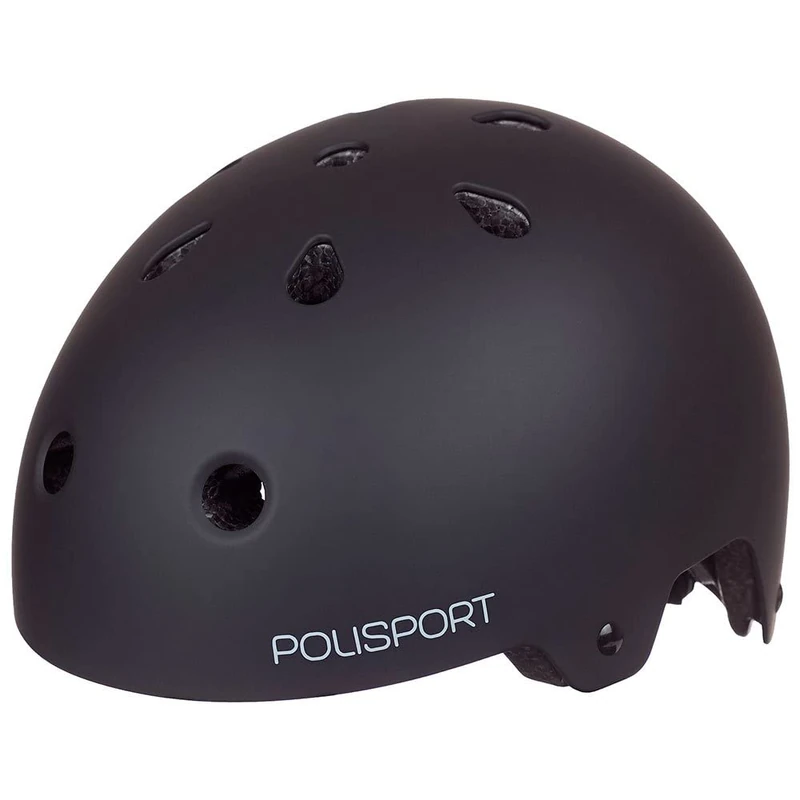 POLISPORT 8742600002 Urban Pro Bike Helmet 59-61 cm Black Comfortable Protective Bike Helmet
