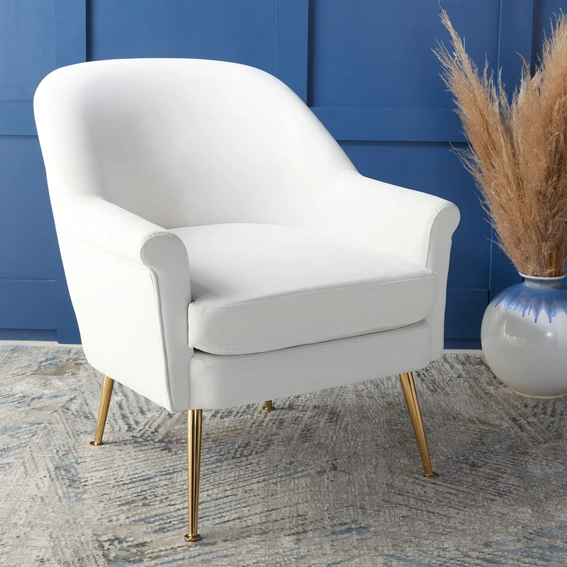 Safavieh Chair:, White, One Size