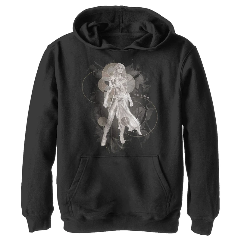 Marvel Eternals - Thena Hero YTH Hoodie Black 7/8