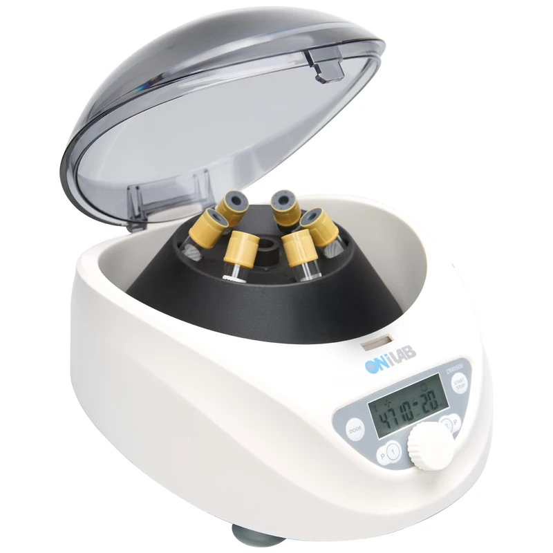 ONiLAB Lab PRP Benchtop Centrifuge 6x15 mL/10 mL/7 mL/1.5-5 ml, 300-5000 rpm(Max. 2600 xg RCF) with 6pcs 15 mL centrifuge Tubes