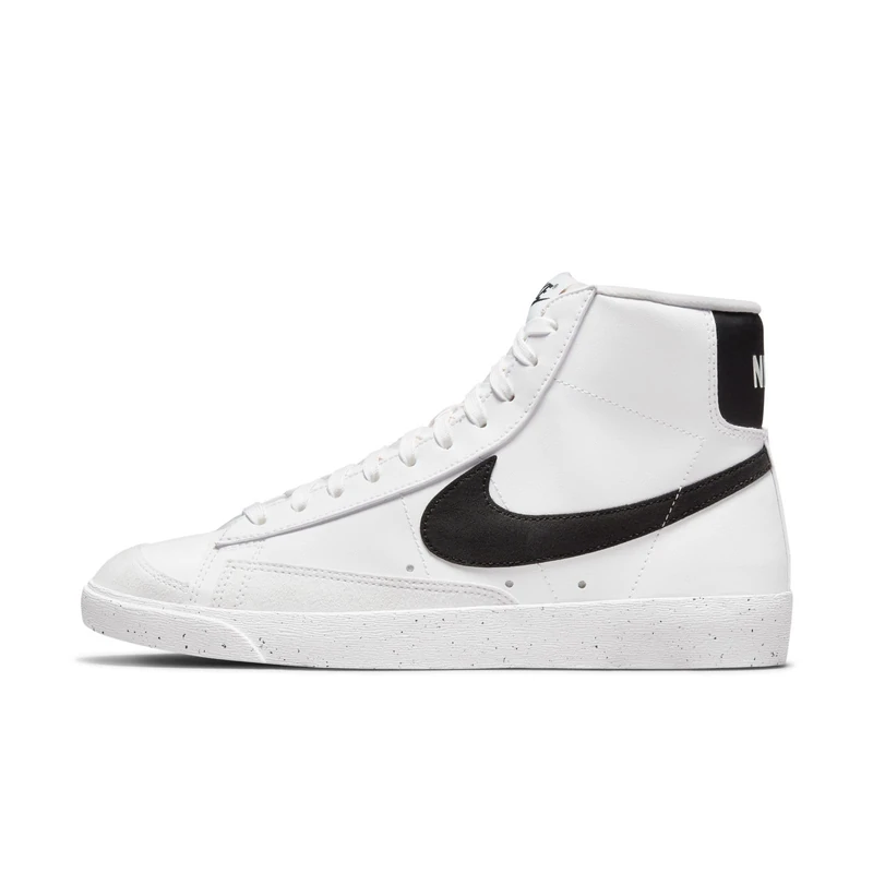 Nike Nike Blazer Mid '77 Next Nature W unisex Gymnastics Shoe, White/Black, 7 UK (41 EU)