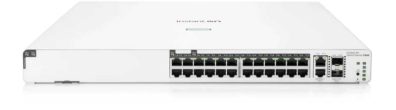 Aruba Instant On 1960 24G 20p Class4 4p Class6 PoE 2XGT 2SFP+ 370W Géré L2+ Gigabit Ethernet (10/100/1000) Connexion E