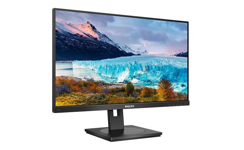 Philips 272S1M - 27 Inch FHD Monitor, IPS, 75Hz, Speakers , Height adjust , USB Hub, low Blue mode, Flicker Free (1920x 1080 @ 75Hz, 250 cd/m² HDMI 1.4 / DP 1.2 / DVI / VGA/ USB 3.2