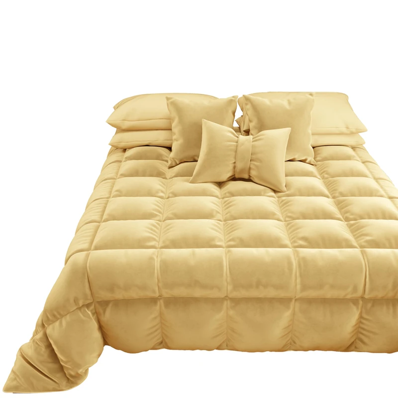 PETTI Artigiani Italiani Velvet Duvet 220x260 cm - Gold