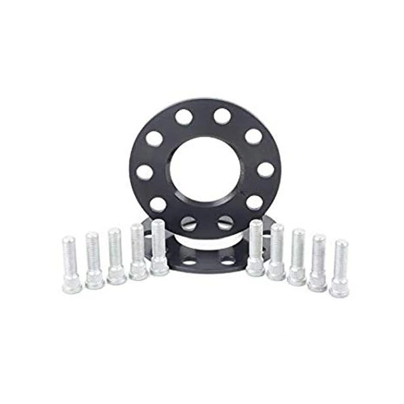H&R DRS-MZ-System Wheel spacer set 12mm per axle - Bolt pattern 5x114,3 - Hub 67,1mm - Bolt size M12x1,5 - compatible with Mazda/Hyundai - Black