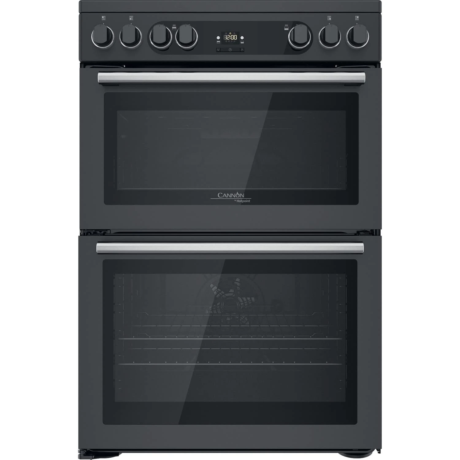 Hotpoint Cannon 60cm Double Oven Ceramic Electric Cooker - Anthracite