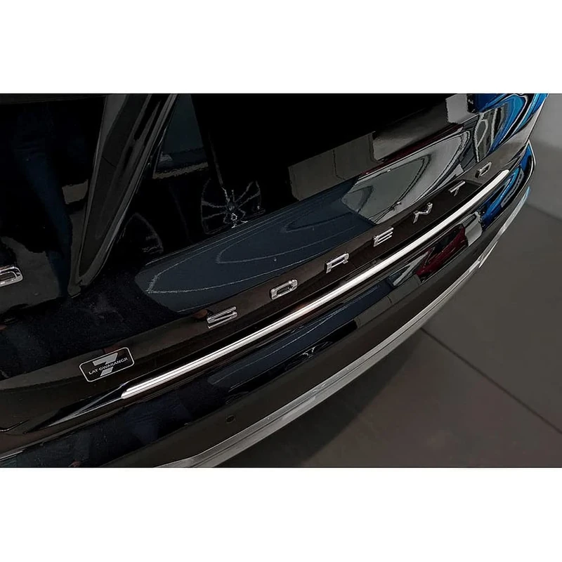 Avisa Stainless Steel Rear Bumper protector compatible with Kia Sorento IV 2020-