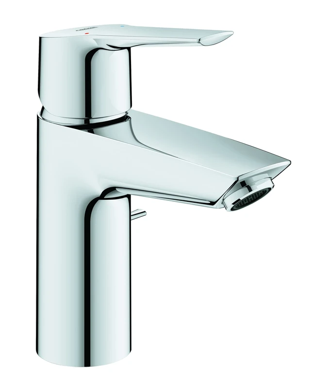 GROHE QUICKFIX Start - Single-Lever Basin Mixer with pop-up Waste Set (S-Size, 28 mm Ceramic Cartridge, Energy and Water Saving, Lift Rod in lateral Position, 3-in-1 inst. Tool), Chrome, 31137002
