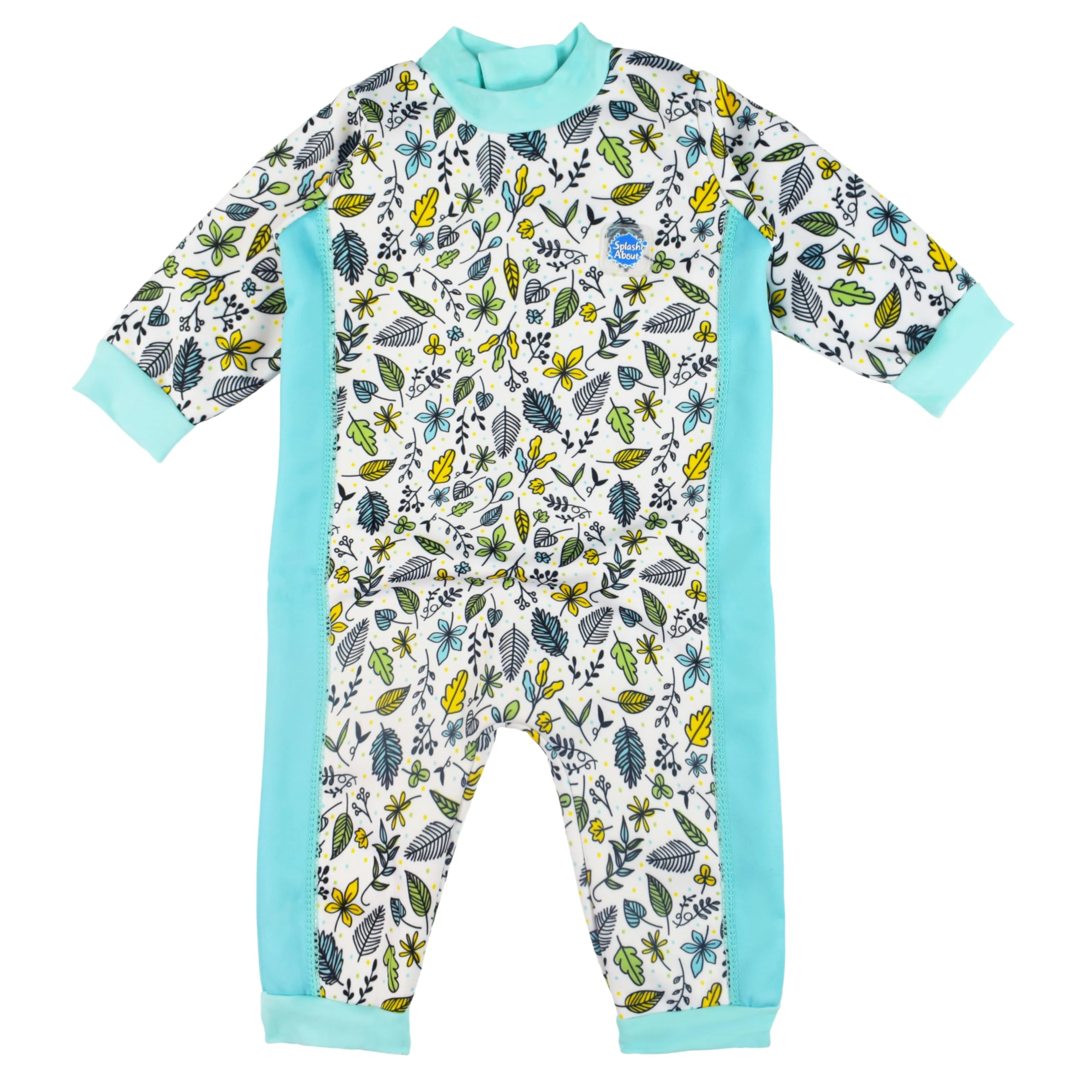 Splash About Warm in One Baby Wetsuit (Fallen Leaves, 0-3 Months)