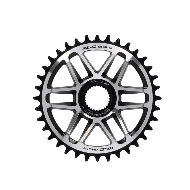 XLC CR-E07 Bike DM 36D P/Bosch GEN4, Sport, Silver/Black (Multicoloured), One Size