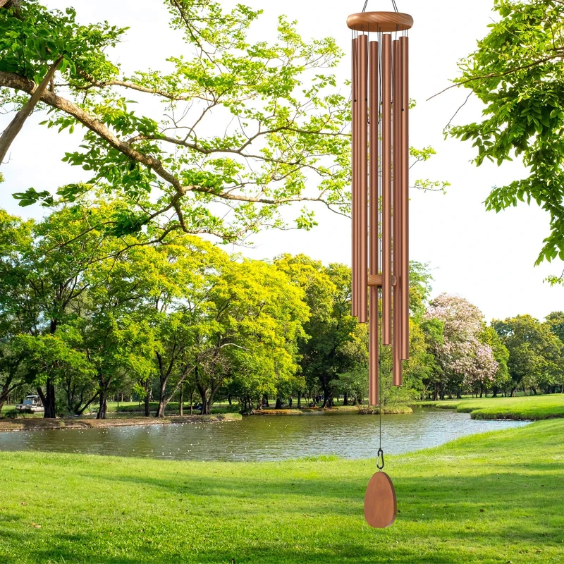 Suntimber Extra Large 58'' Bronze Wind Chimes for Outside Deep Tone, Big Wind Chime Outdoor Clearance,Church Wind Chimes,Perfect as a Gift for Your Garden,Yard,Patio and Lawn