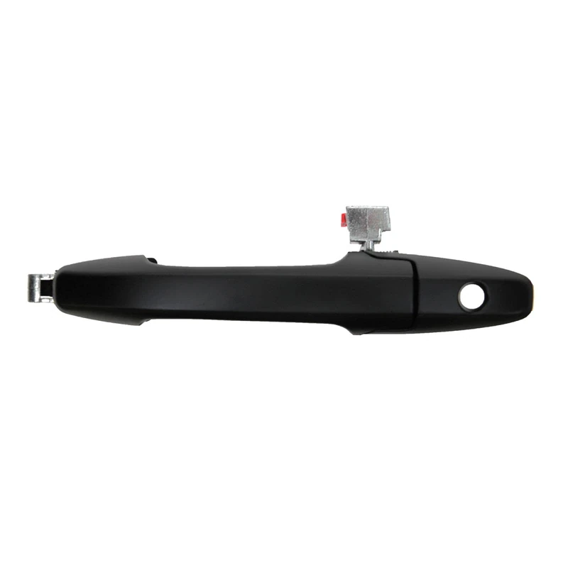 TRQ Front Left Exterior Door Handle Black Drivers Side Compatible with 2006-2011 Honda Civic - Image 1