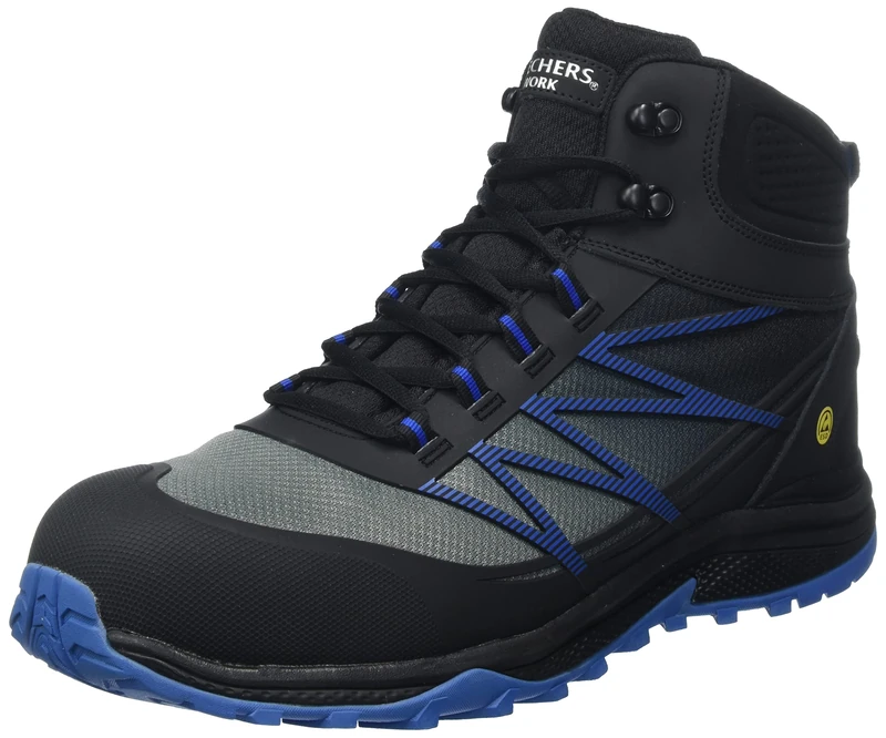 Skechers Men's Puxal Firmle Trainer, Black, 9.5 UK