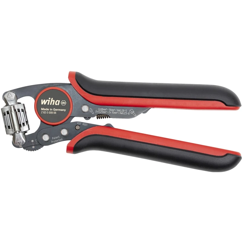 Wiha 45223 Crimpzange Aderendhülsen 0.08 up to 16mm², Red - Image 1