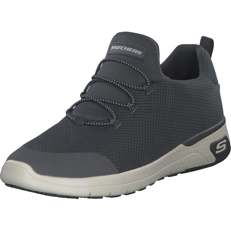 Work Relaxed Fit Marsing Waiola Slip Resistant Shoe Charcoal White