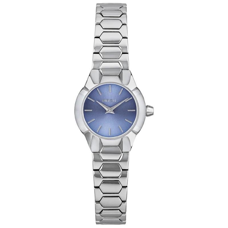 Breil Watch New One Collection Quartz Movement Only Time – 2 Hours and Coloured Steel Bracelet for Women, Silver, One Size, Bracelet