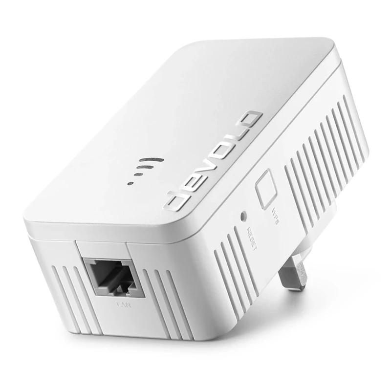 Devolo 8868 WiFi Repeater - Mesh WiFi Amplifier & Access Point, 1,200 Mbit/s, 1x LAN, White