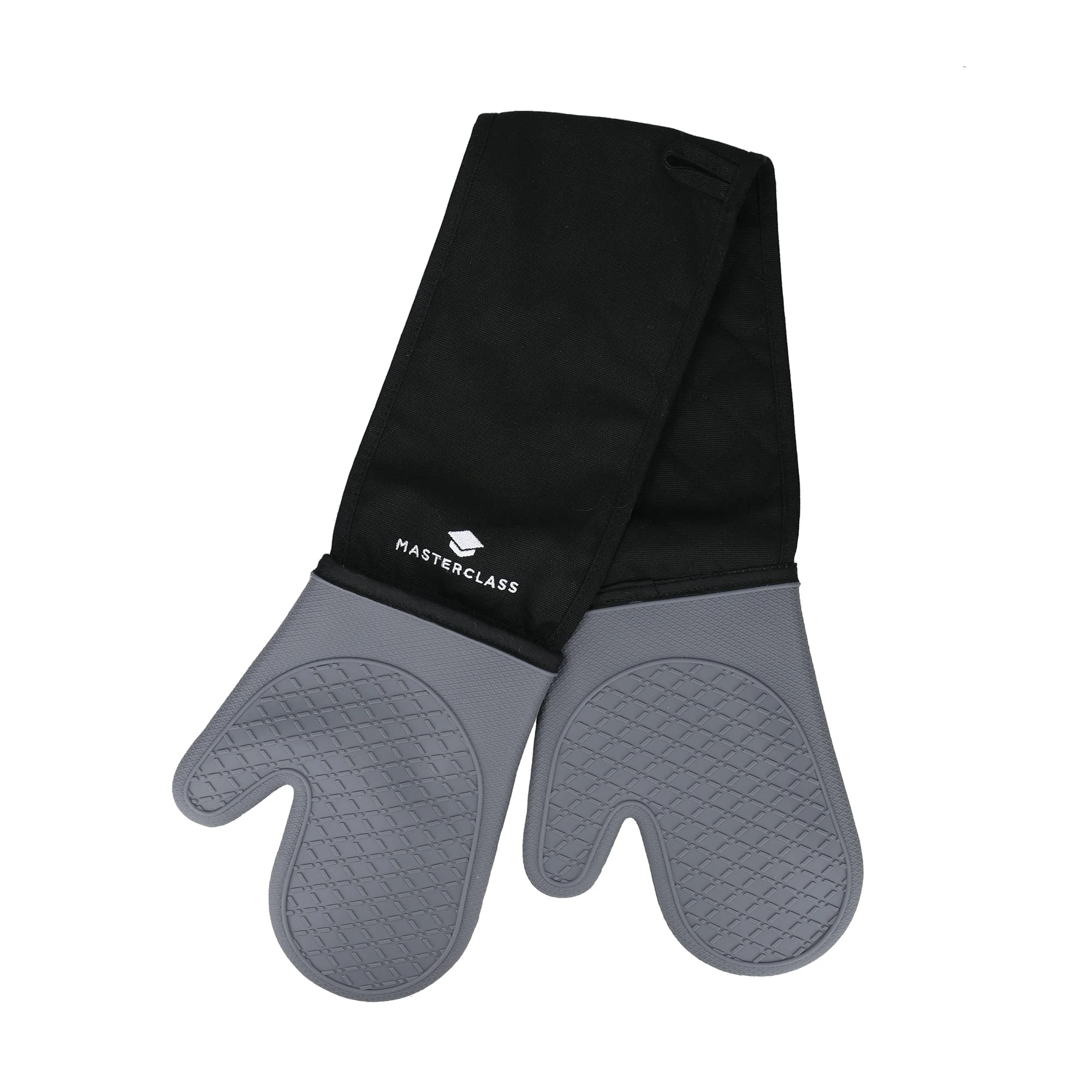 MasterClass Oven Gloves, Silicone, Grey