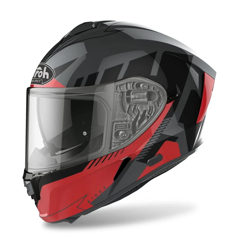 Airoh Motorcycle Helmet Spark Rise Red Gloss S