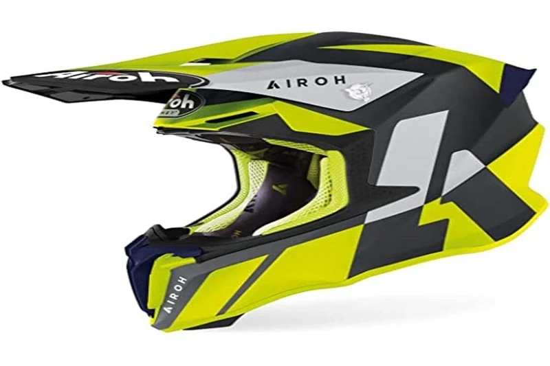 Airoh Motorcycle Helmet Twist 2.0 Lift Yellow Matt S