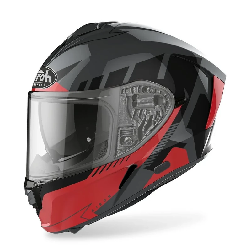 Airoh Motorcycle Helmet Spark Rise Red Gloss M