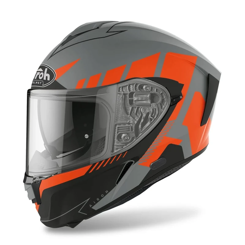 Airoh Motorcycle Helmet Spark Rise Orange Matt L