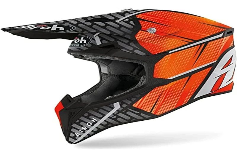 Airoh Motorcycle Helmet Wraap Idol Orange Matt Xl