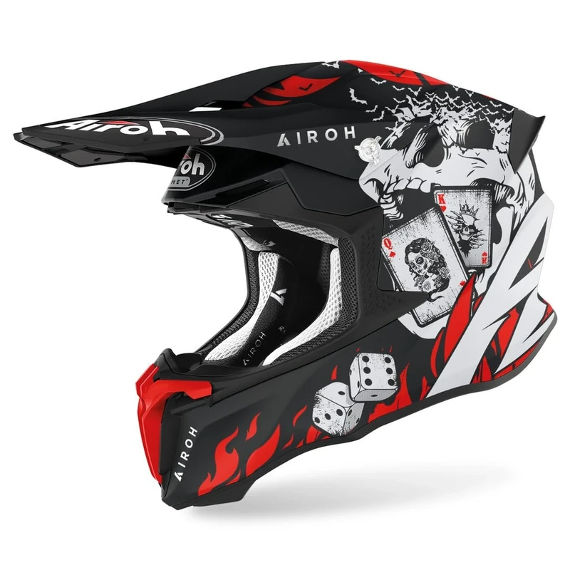 Airoh Motorcycle Helmet Twist 2.0 Hell Matt S