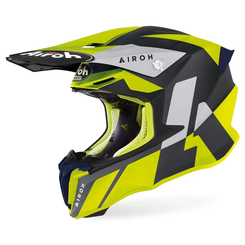 Airoh Motorcycle Helmet Twist 2.0 Lift Yellow Matt L