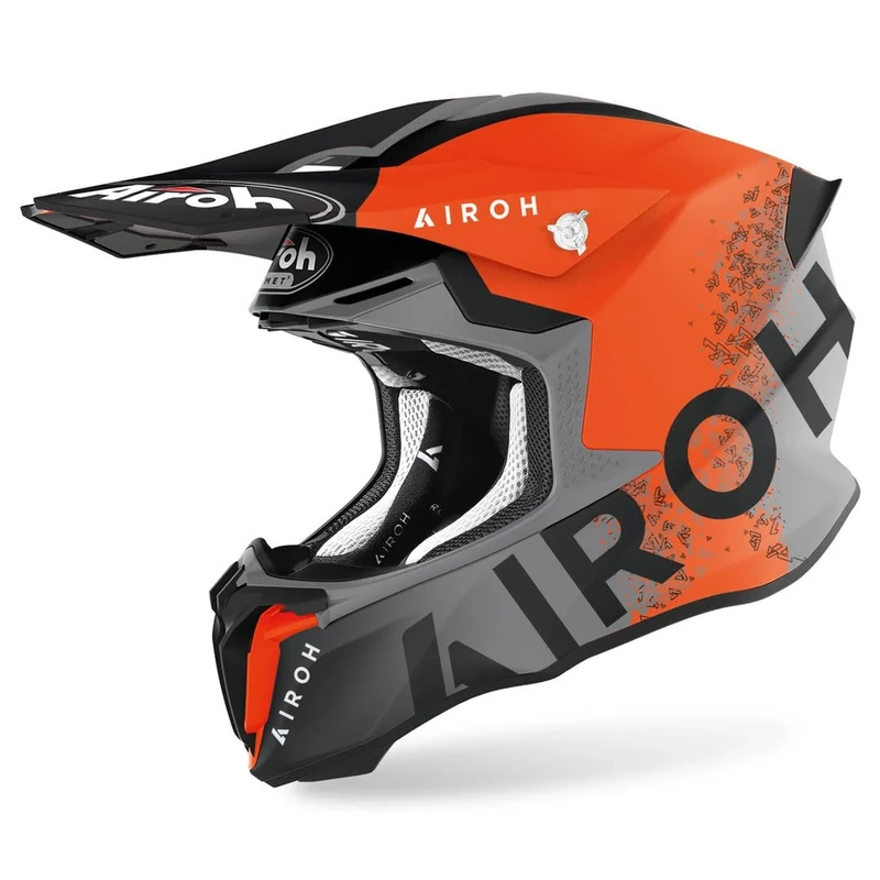 Airoh Motorcycle Helmet Twist 2.0 Bit Orange Matt L