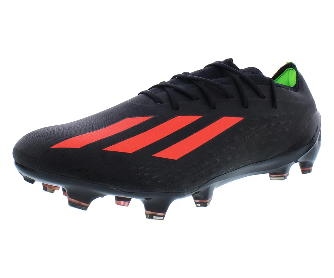 adidas X SpeedPortal. 1 Firm Ground Mens Soccer Cleats in Black Red