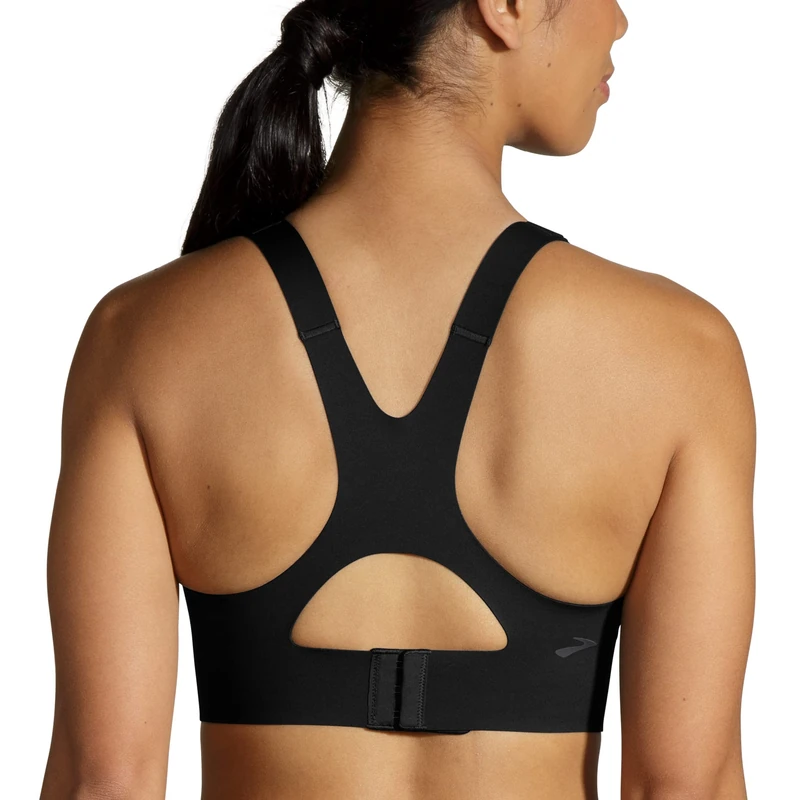 BROOKS 350085001 Dare Racerback Run Bra 2.0 Sports Bra Women's Black Size 0361C