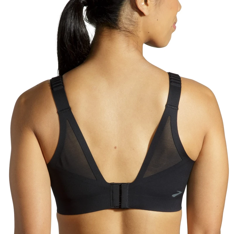 BROOKS 350086001 Dare Scoopback Run Bra 2.0 Sports Bra Women's Black Size 034DE