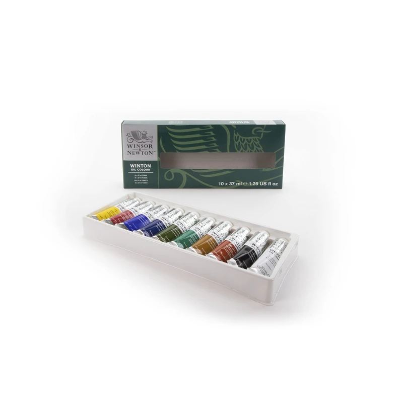 Winsor & Newton Winton Oil Paint, Starter Set of 10 x 37ml Tubes