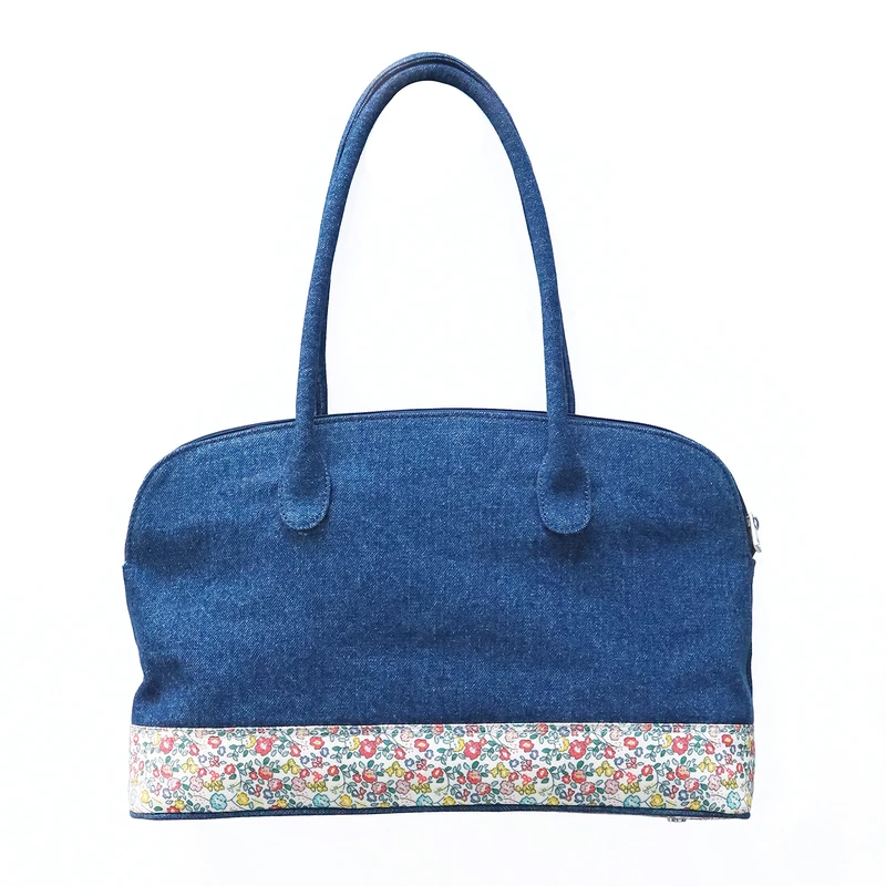 KnitPro Bloom Shoulder Bag 40x14x26cm - 1pc, Blue