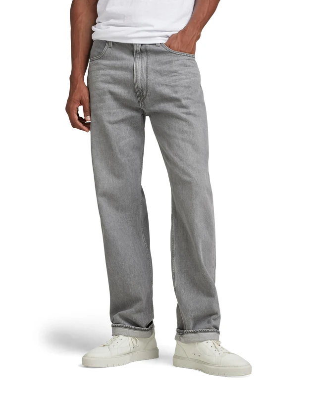 G-Star Men's Type 49 Relaxed Straight Jeans, Grey (faded grey limestone D20960-D109-D126), 26W / 32L