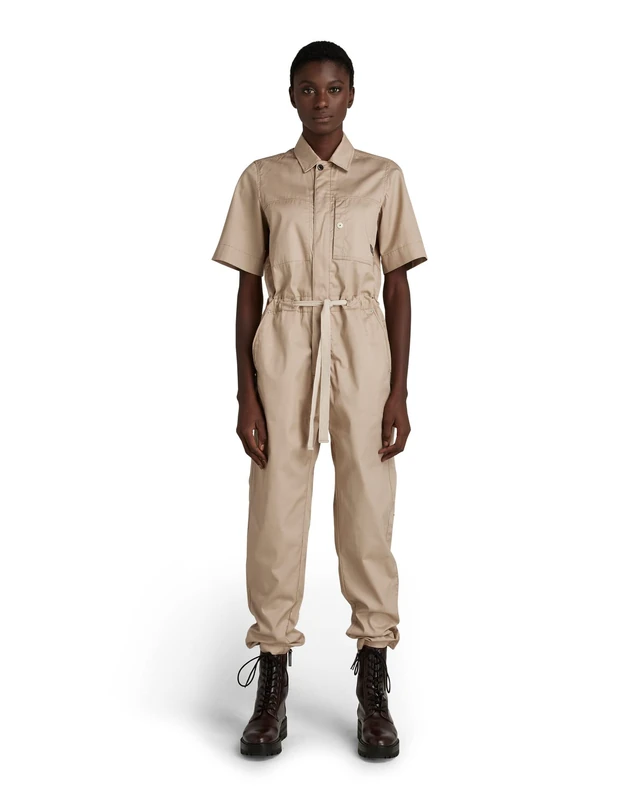 G-Star Women's Army Jumpsuit , Beige (westpoint khaki D21431-A504-C531), S
