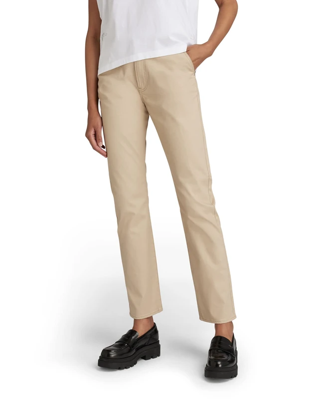 G-STAR RAW Women's Slim Chino Pants, Westpoint Khaki D21371-c072-c531, 31W/32L