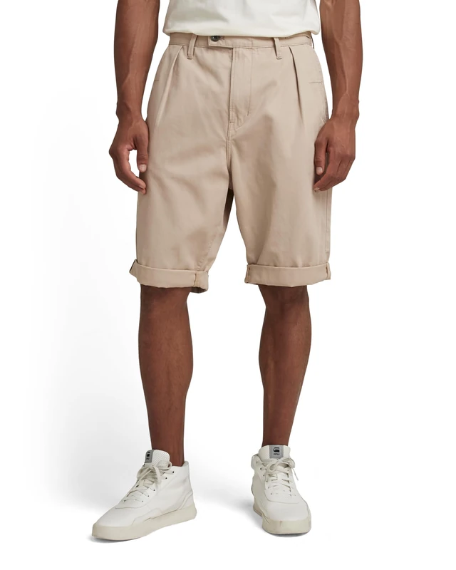 G-Star Men's Pleated Chino Shorts, Beige (westpoint khaki D21458-C962-C531), 29