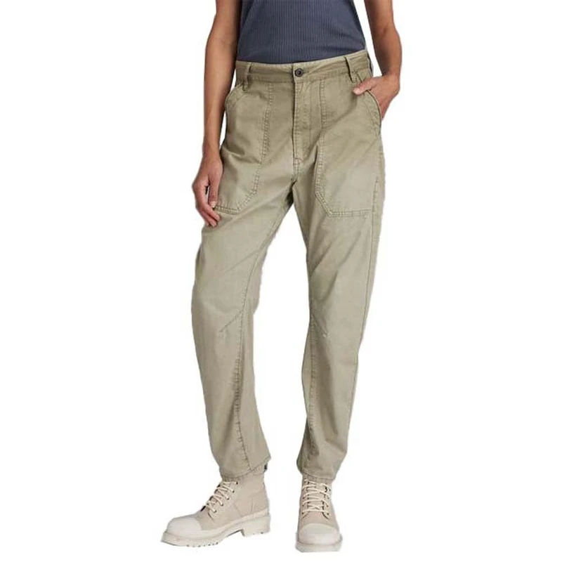 G-Star Women's 3D Fatigue Boyfriend Pants, Green (shamrock vintage gd D22477-9740-D187), 25