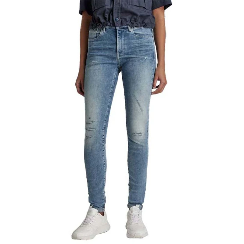 G-Star Women's 3301 Skinny Jeans, Blue (lt indigo aged restored D05175-C051-D295), 26W / 32L