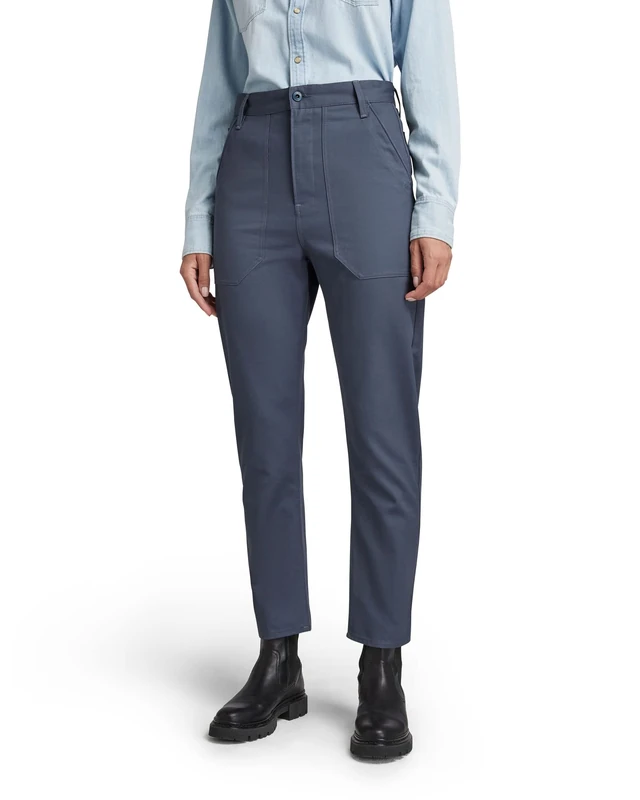 G-Star Women's 3D Fatigue Boyfriend Pants, Blue (fantem blue D22477-C962-863), 26