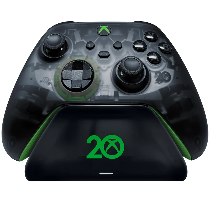 Razer Universal Quick Charging Stand - Quick Charging Stand for Xbox Controllers (Fast Charging, Universal Compatibility for New and Old Controllers) Xbox 20th Anniversry