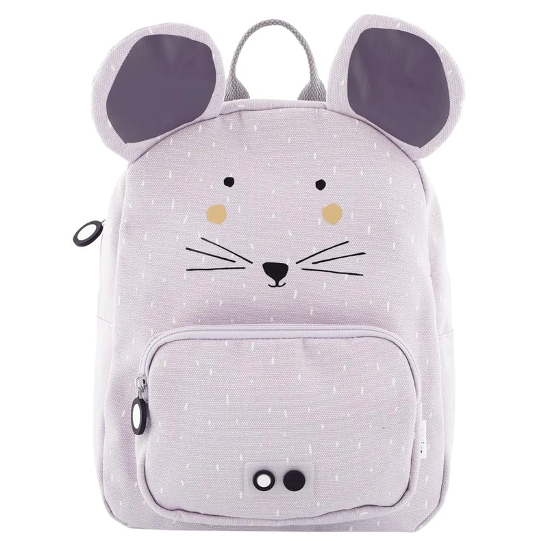 Trixie Backpack - Mrs. Mouse - School Bag Water Repellent - Backpack for Child - Small Gym Bag - Violet