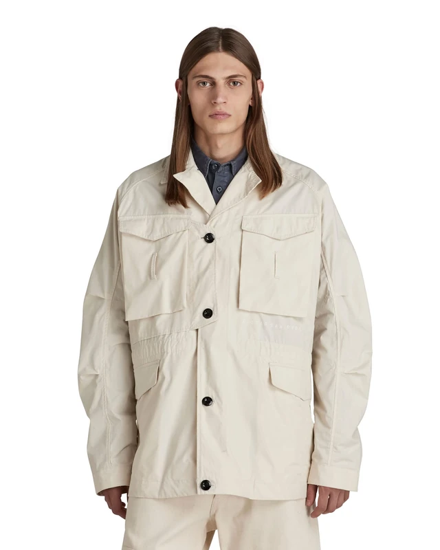 G-Star Men's Field Jacket, Beige (whitebait D21882-A790-1603), XL
