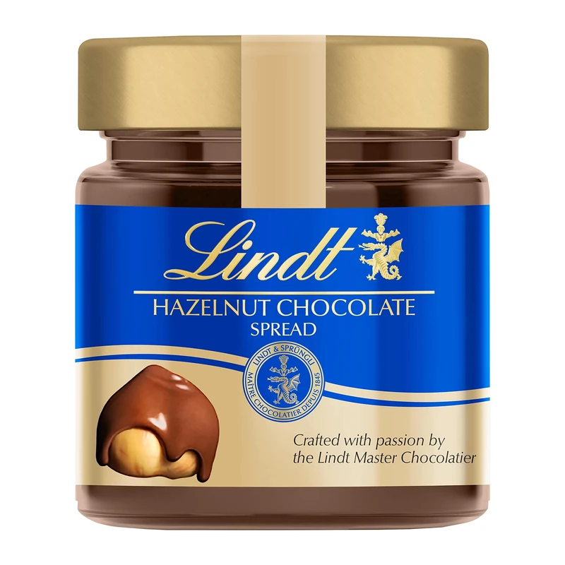 Lindt Hazelnut Chocolate Spread, 200g x 6