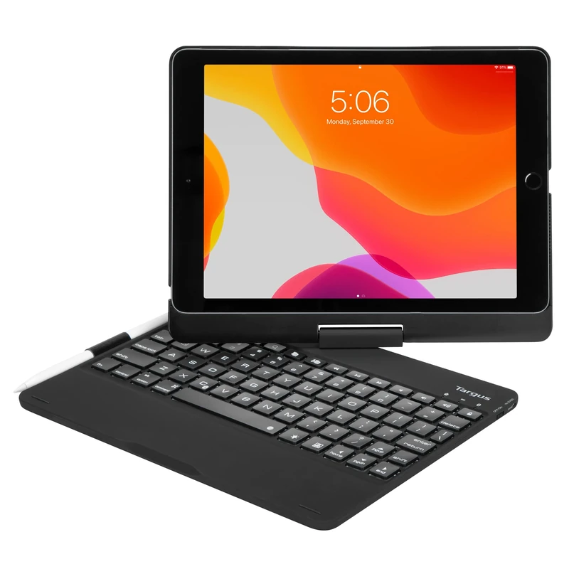 Targus VersaType Bluetooth Keyboard Case iPad 10.2/10.5'', Black, (THZ857USA)